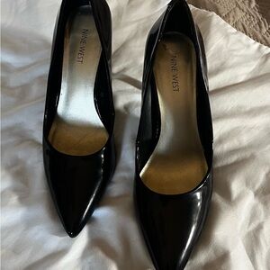 Nine West Patent Leather Black Pumps
